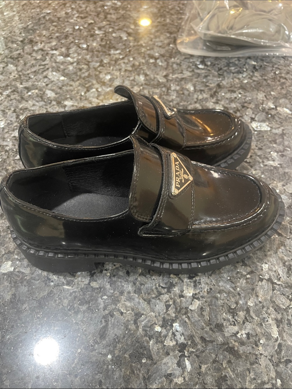 Black Patent Leather Loafers